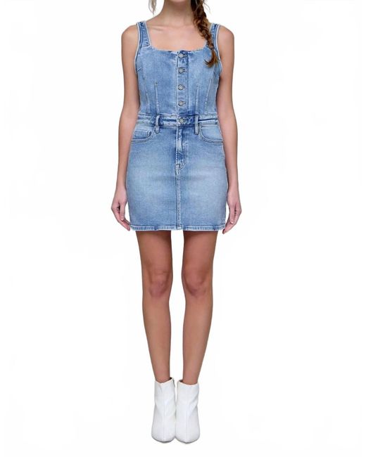 jeans bodycon dress Willow STRETCH DENIM SLEEVELESS BODYCON DRESS main image 0