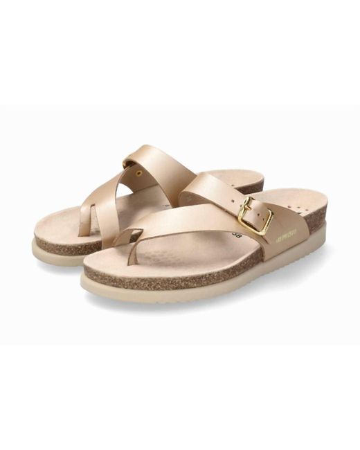 Mephisto Black Ladies Sandal Helen Platinum