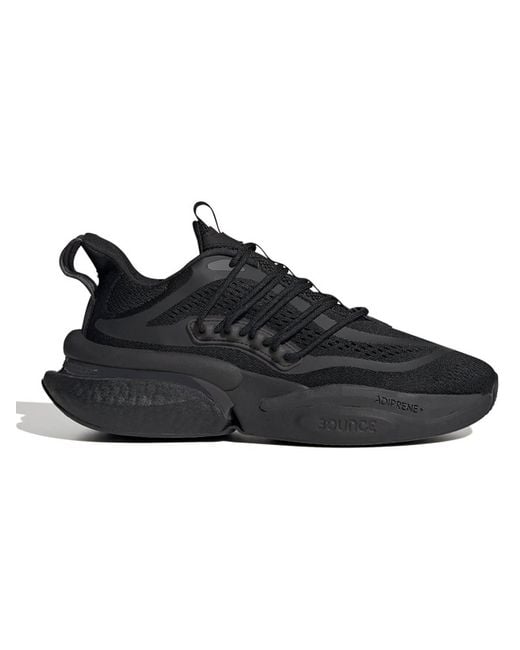 Adidas Black Alphaboost V1 Slip-on Running Shoe for men