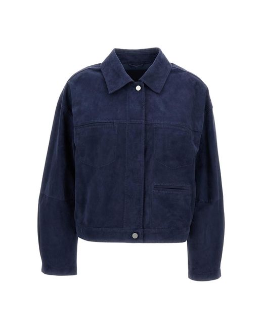 Desa Nineteenseventytwo Blue Tailored Jacket With Smooth Texture