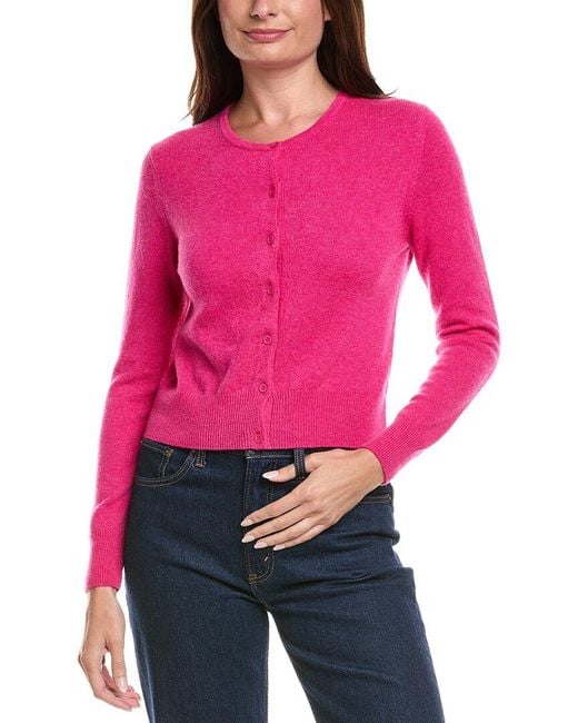 Forte Pink Cropped Cashmere Sweater