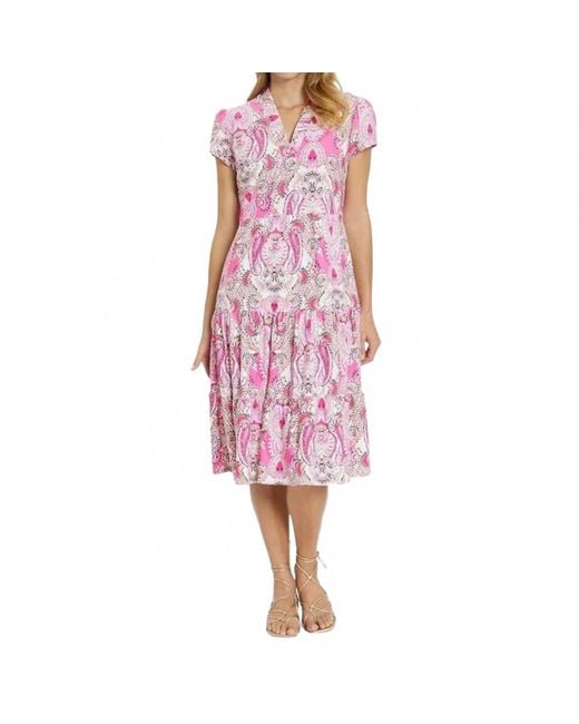 Jude Connally Libby Dress in Pink | Lyst