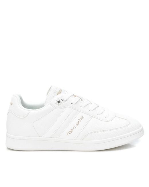 Xti White Casual Sneakers Teddy Smith Collection By