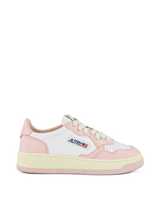 Autry White Elegant Flat Shoes For
