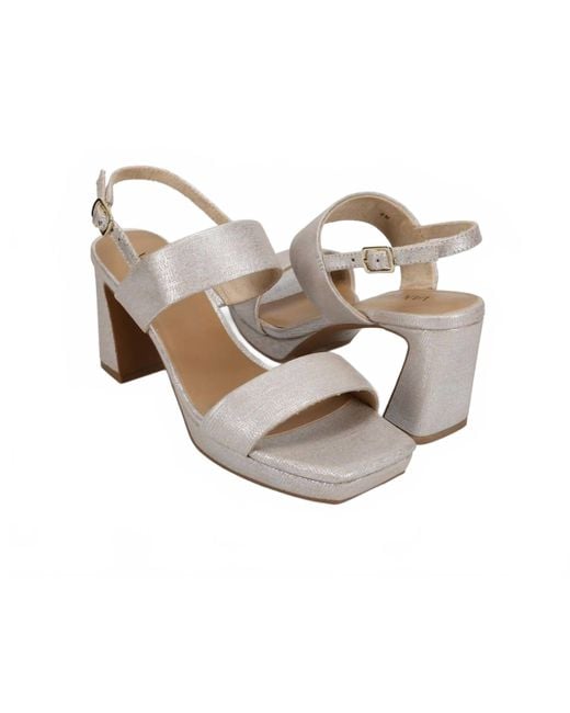 Vaneli White Maida Platform Sandal