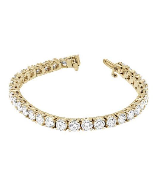 Diana M Metallic 4.00 Carat Diamond Tennis Bracelet