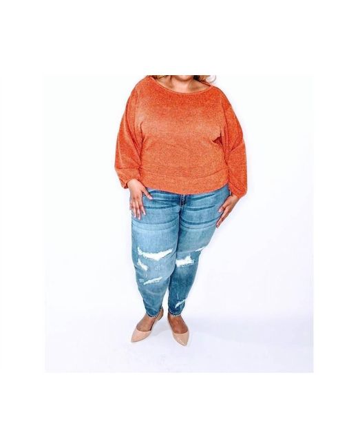 Acting Pro Orange In My Bubble Top