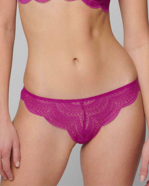 Simone Perele Purple Karma Tanga