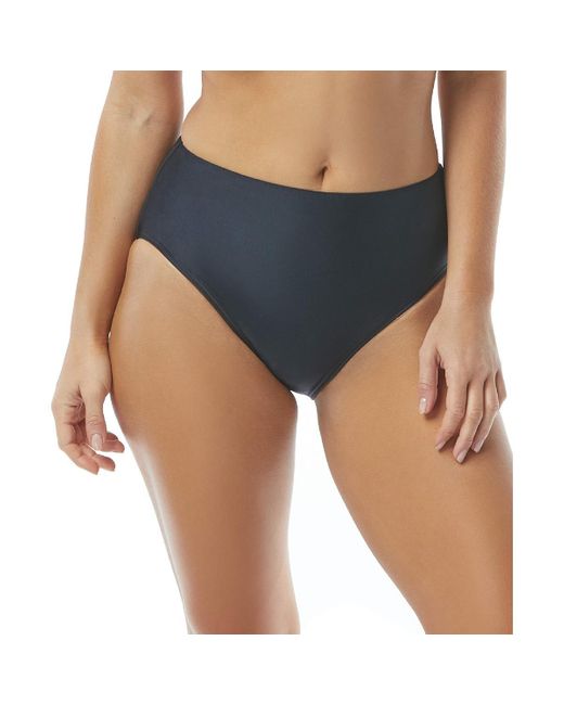 Coco Reef Blue Solid High Waist Swim Bottom Separates