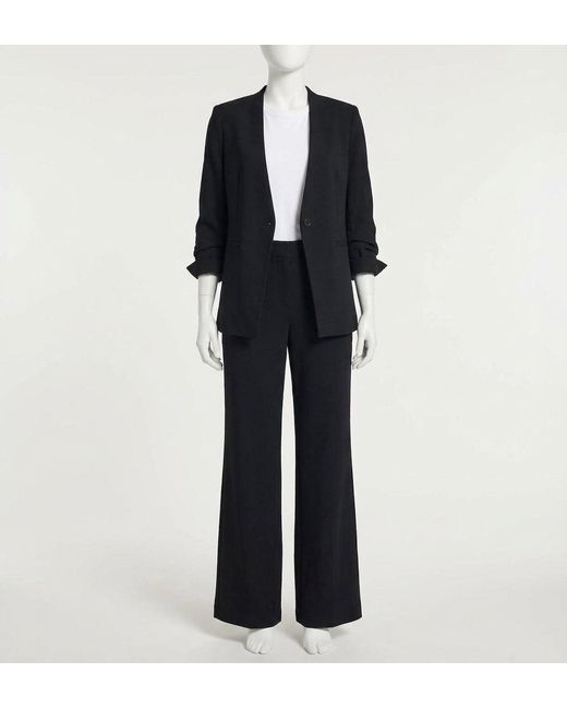 Spanx Black Perfect Collarless Blazer