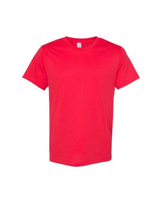 Alternative Apparel Pink Cotton Jersey Go-to Tee for men