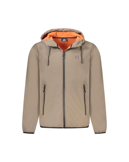Norway 1963 Brown Polyester Jacket for men