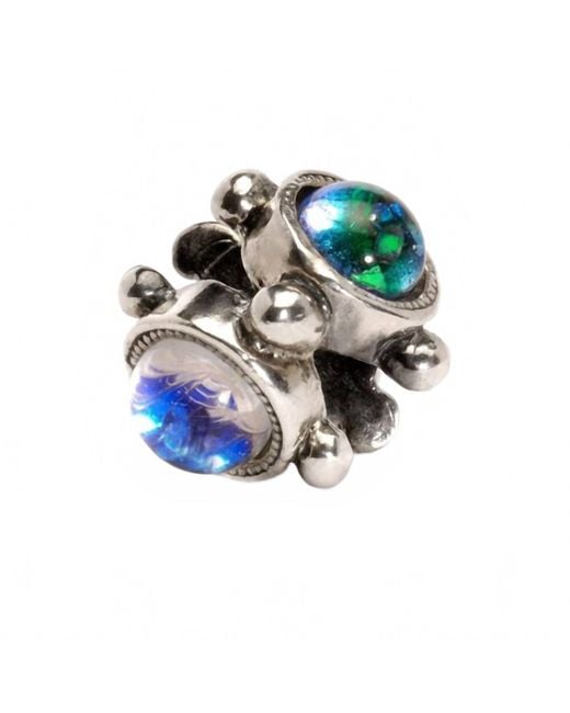 Trollbeads Blue Trinity Bead Charm