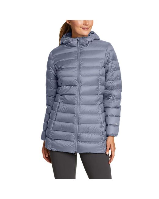 Eddie Bauer Cirruslite Down Parka in Blue Lyst
