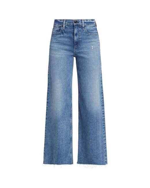 Rag & Bone Blue Flexi Sofie Ankle High Stretch Jeans, Monterosso