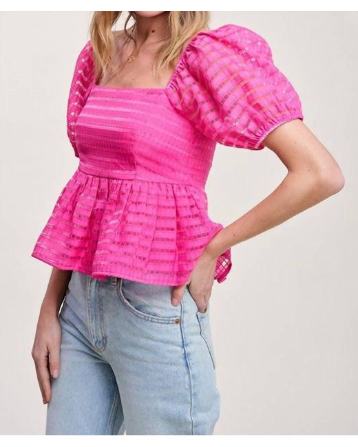 Fanco Pink Confidently Cute Top
