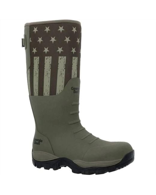 Georgia Boot Green Gbr Rubber Pull-On Work Boot for men