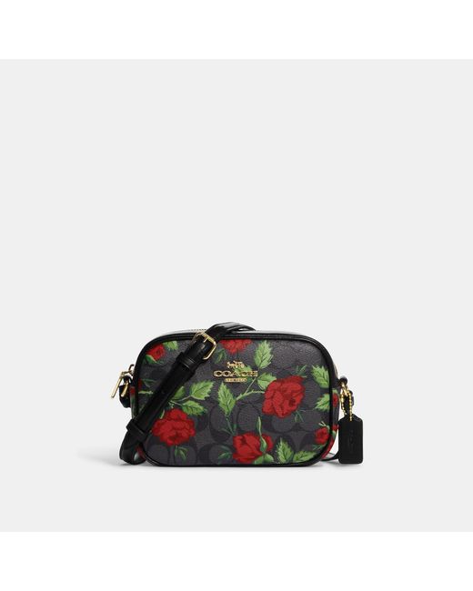 Coach Outlet Mini Jamie Camera Bag In Signature Canvas With Fairytale