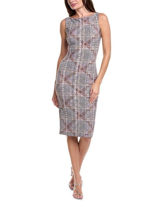 La Petite Robe Di Chiara Boni Women's Purple Sheath Dress