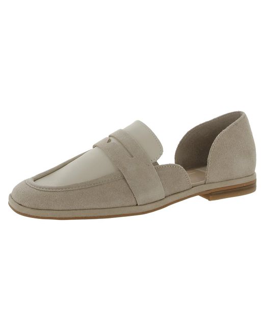 Dolce Vita Brown Moyra Suede Slip On Loafers