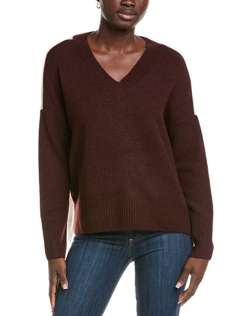 Vince Camuto Brown High-Low Sweater