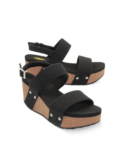 Volatile Black Summerlove Sandal