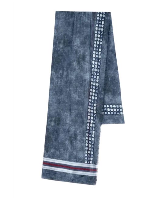 Luisa Cerano Blue Vintage Scarf