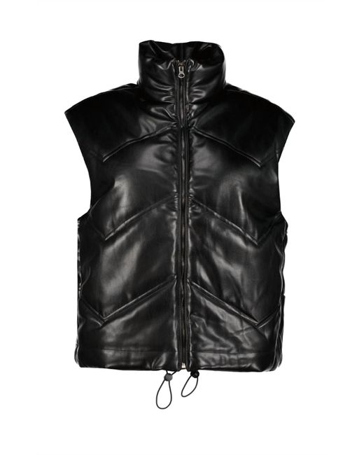 Bishop + Young Black Madison Quilted Vest