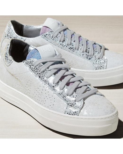 P448 Metallic Thea Plot Sneaker