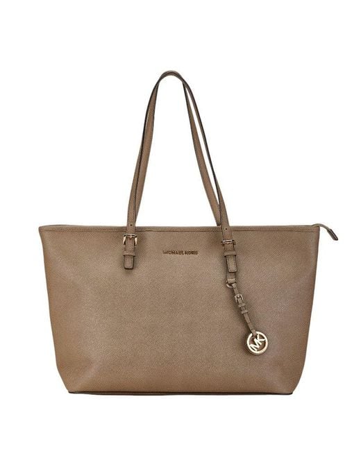 Michael Kors Brown Jet Set Travel Tote Bag