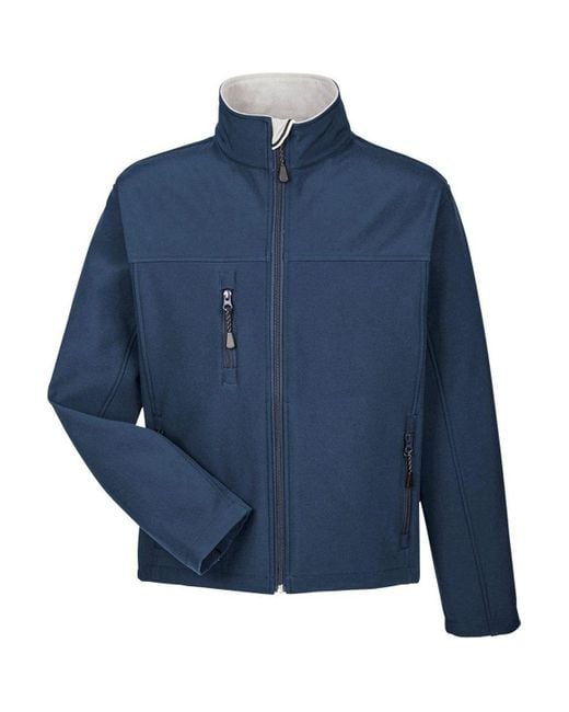 Devon & Jones Men's Blue Soft Shell Jacket