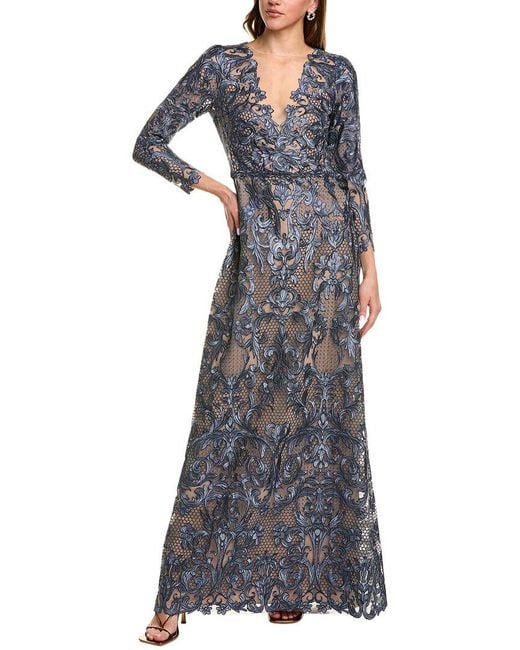 Marchesa Blue Gown