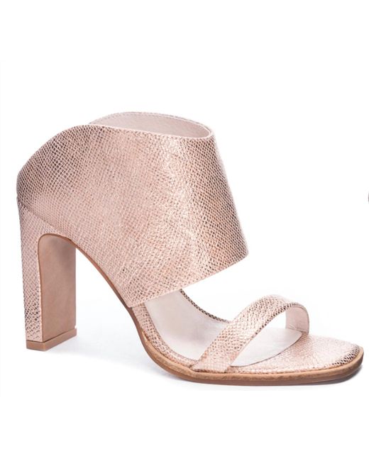 42 GOLD Pink Linx Slide Sandal