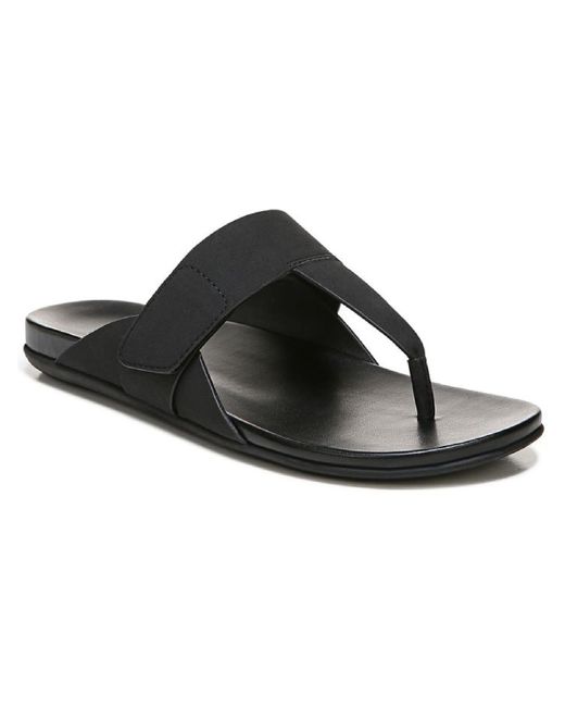 Naturalizer Black Genn-twirl Open Toe Slip On Slide Sandals
