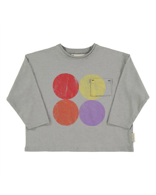 PIUPIUCHICK Gray Kid's Longsleeve Sweats for men