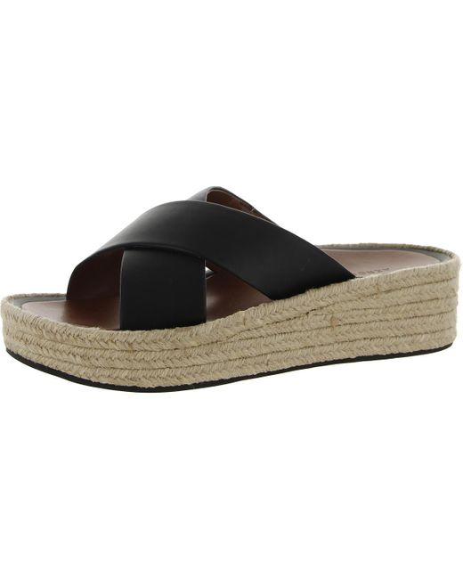 Aerosoles Black Day Slip On Heeled Espadrilles
