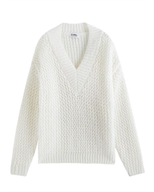 27 Miles Malibu White Sloane Sweater