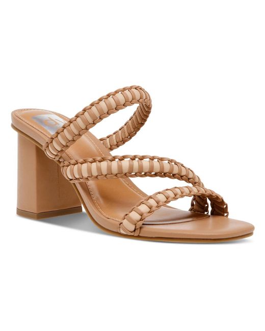 Dolce Vita Brown Faux Leather Mule Sandals