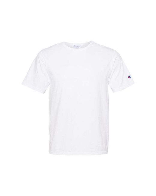 Champion White Garment-dyed T-shirt for men