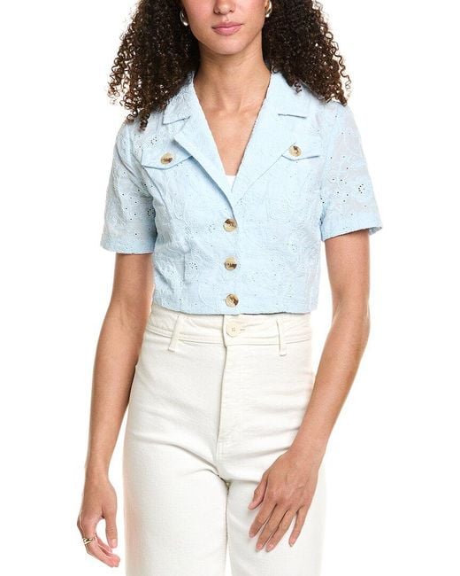 Walter Baker Blue Miranda Jacket