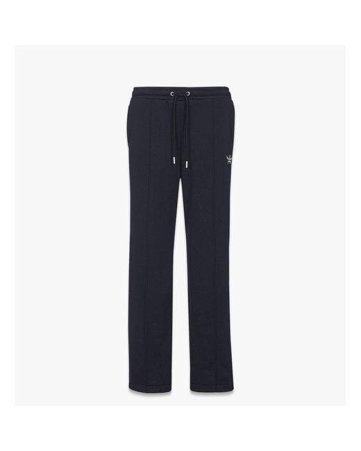MCM Blue Essential Terry Sweatpants for men