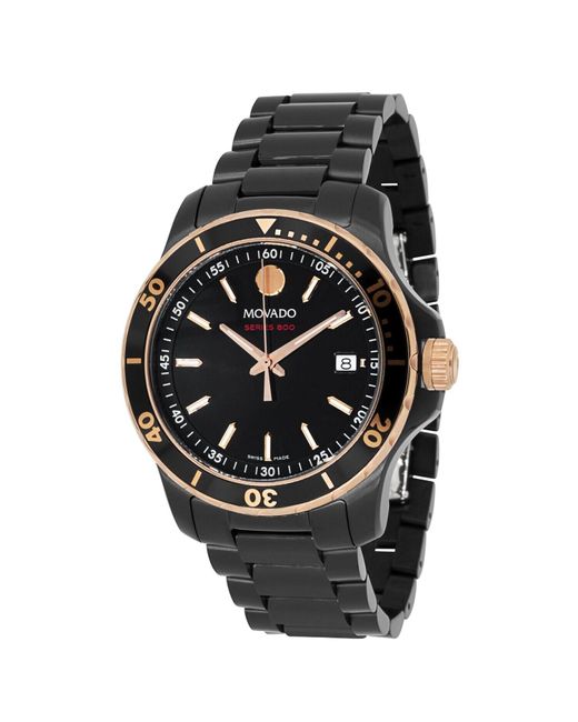 Movado Black Series 800 Dial Watch for men