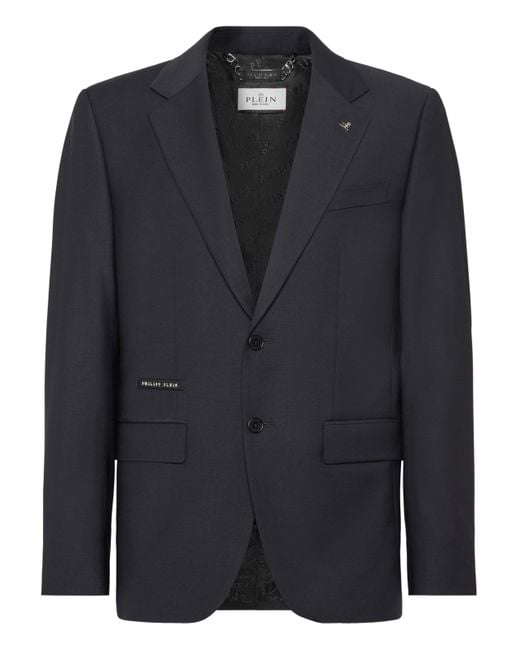 Philipp Plein Black Jogger Blazer Ls for men