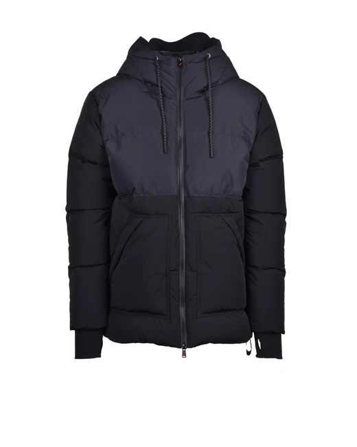 AFTER LABEL Blue Galena Technical Padded Polyester Down Jacket for men