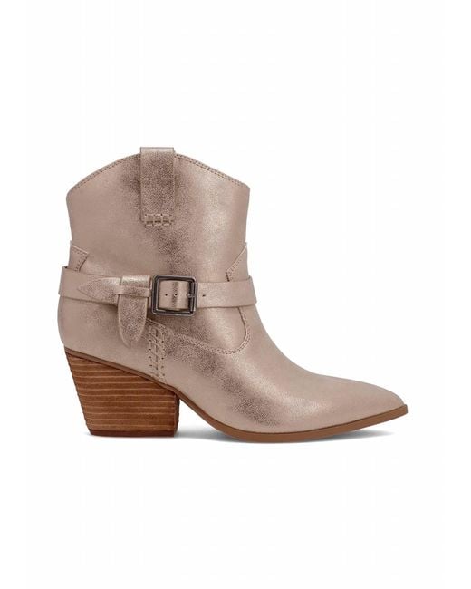 MIA Natural Clement Pointed Toe Western Boots