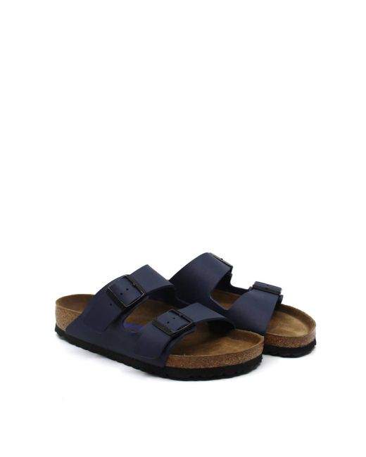 Birkenstock Arizona Birko Flor Sandals In Blue Lyst