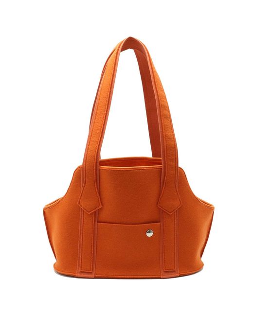 Hermès Brown Leather Shoulder Bag (pre-owned)