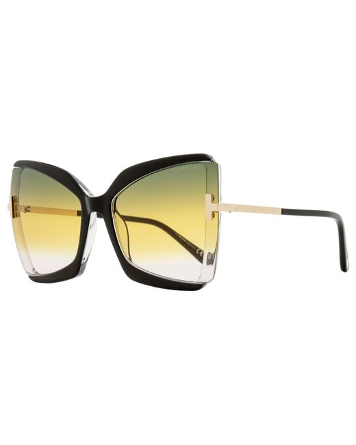 Tom Ford Gia Sunglasses Tf766 03b Black/gold 63mm