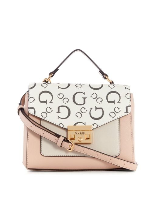 Guess Factory Marlo Logo Top Handle Crossbody Lyst