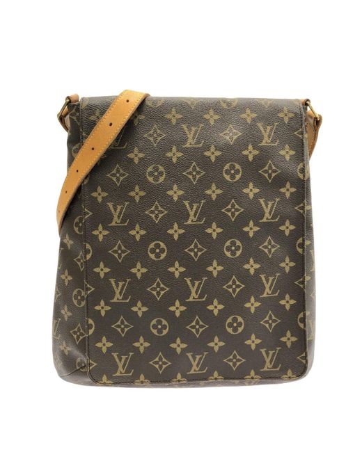 Louis Vuitton Green Musette Canvas Shoulder Bag (pre-owned)